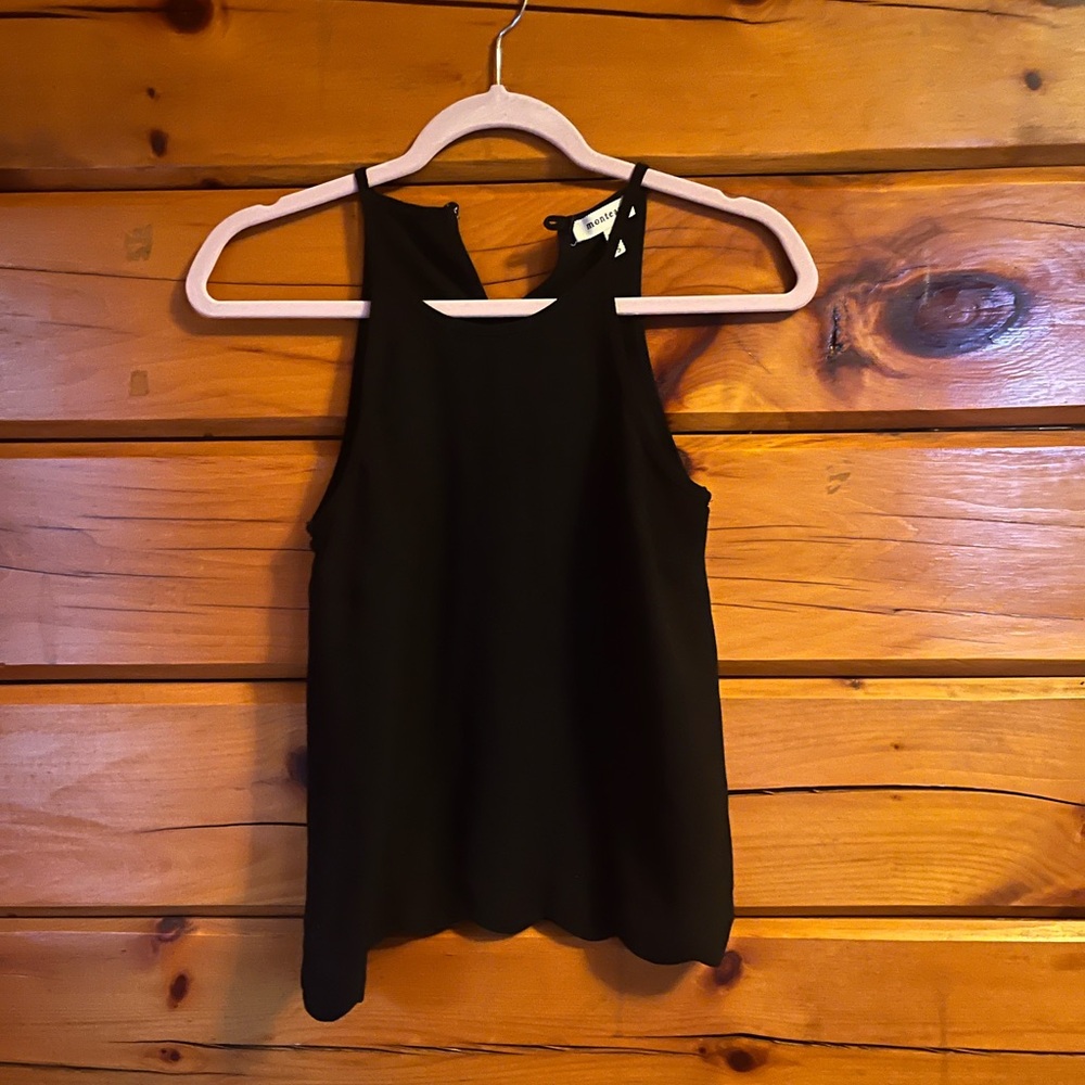 T.J.Maxx Classic Black Sleeveless Blouse